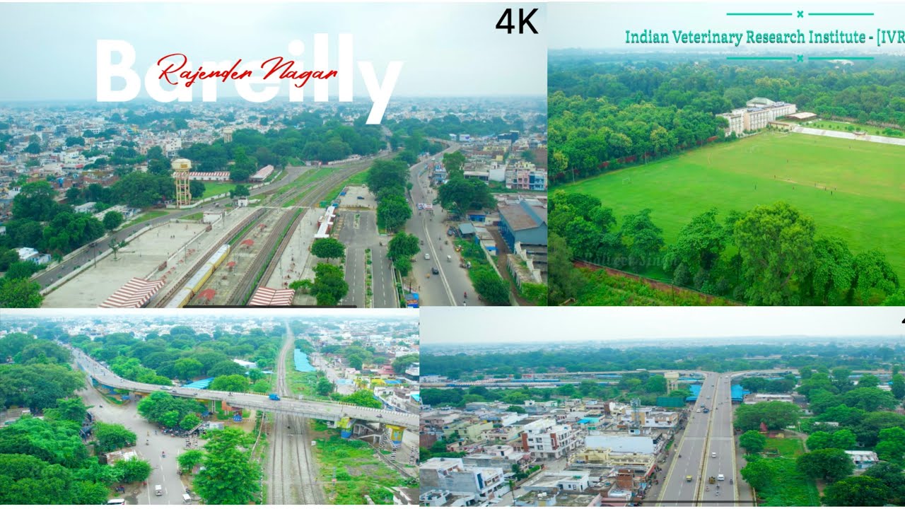 Bareilly in 4K || izzatnagar || Bareilly Cinematic Video ||4k Drone Footage ||