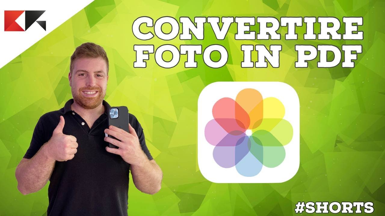 Convertire foto in PDF su iPhone