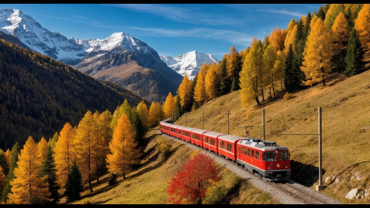 Самое живописное в мире путешествие 🇨🇭 на поезде из Лаутербруннена в Гриндельвальд | Швейцарские....