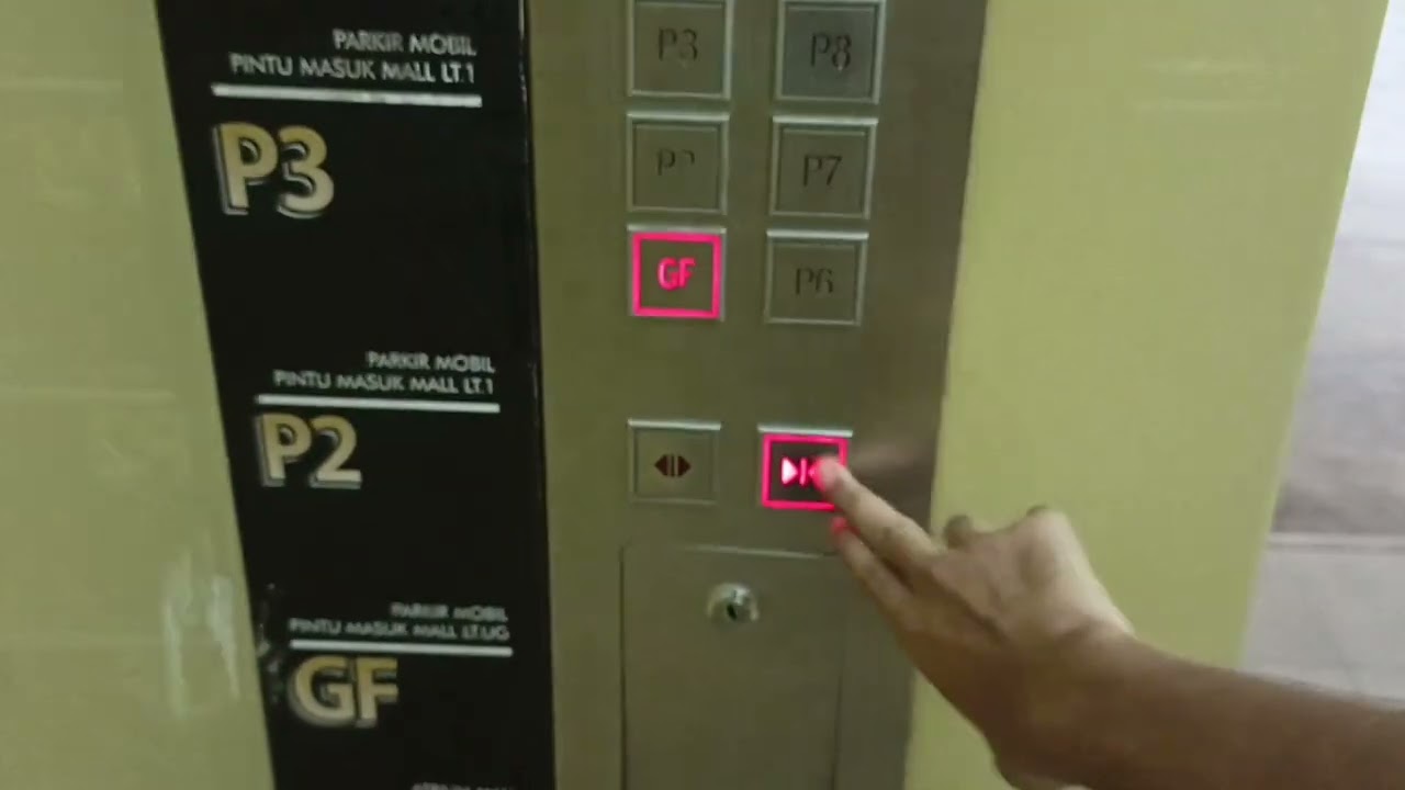 Generic Pillar Traction Elevator - Lucky Square Mall, Bandung