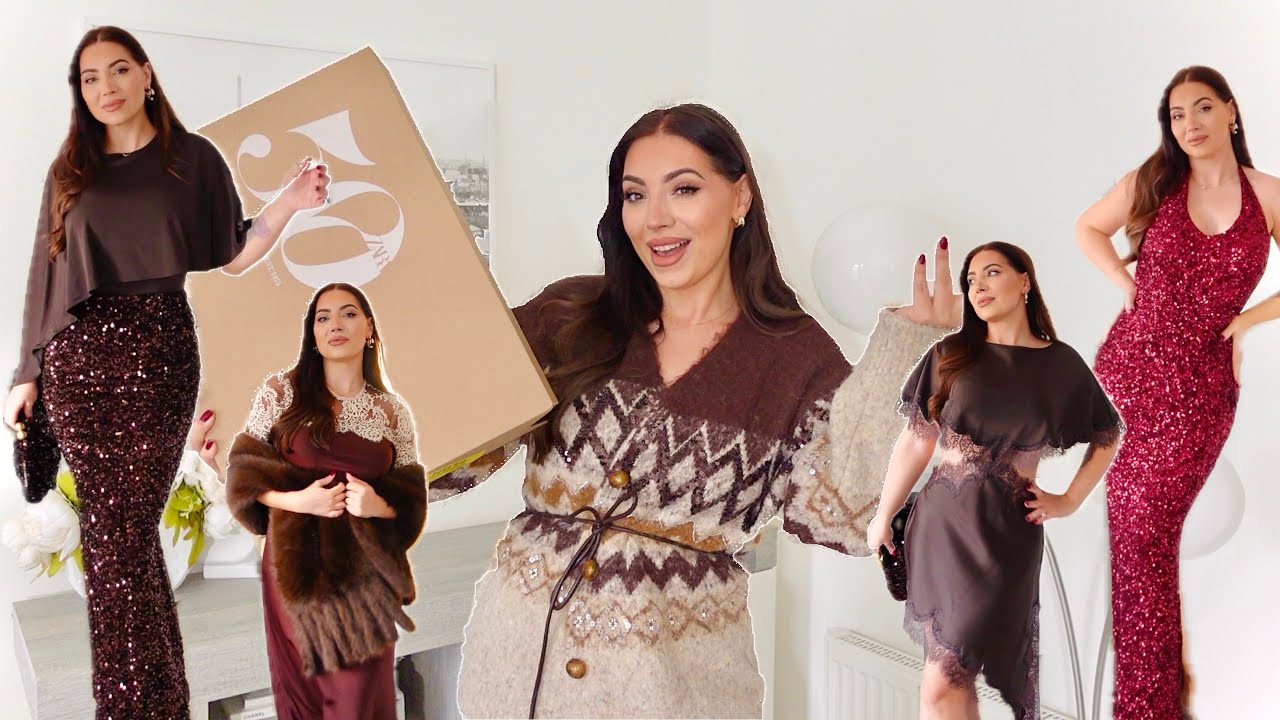 ZARA Partywear Haul & Must Have Winter Coat of Dreams 🤍 Outfit Inspo Viral Pieces