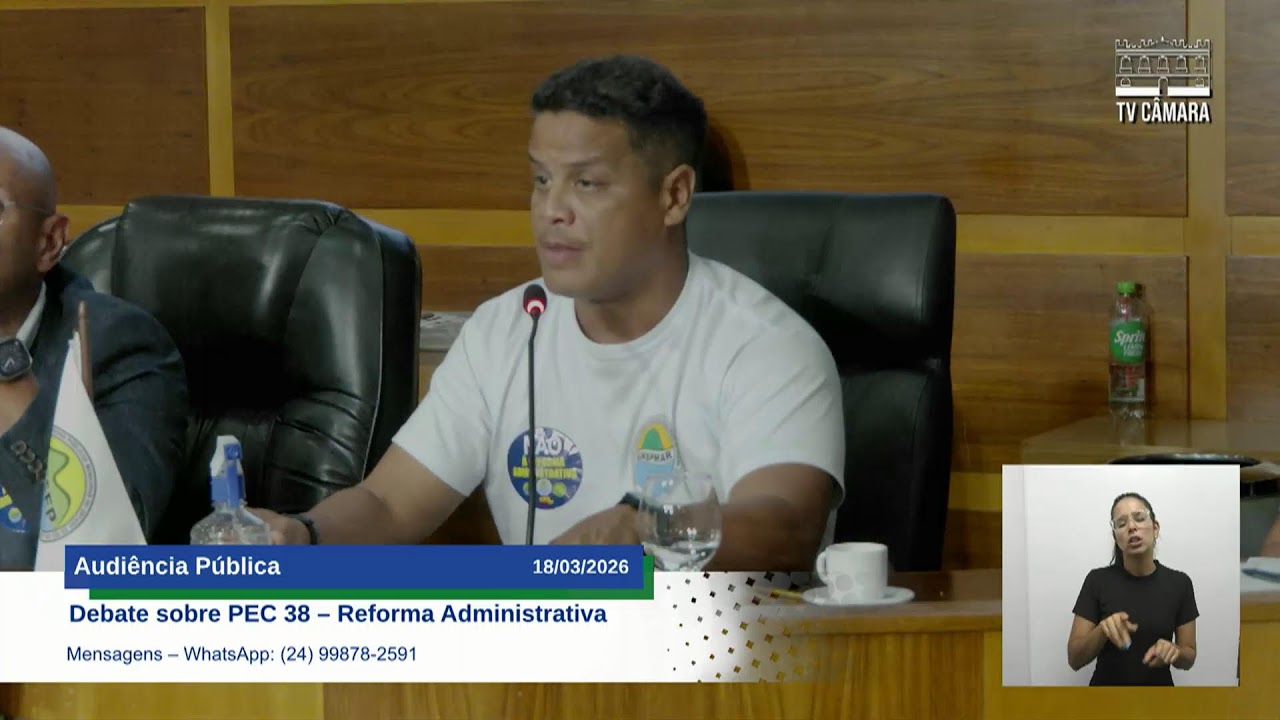 Audiência Pública - PEC 38 - 18/03/2026