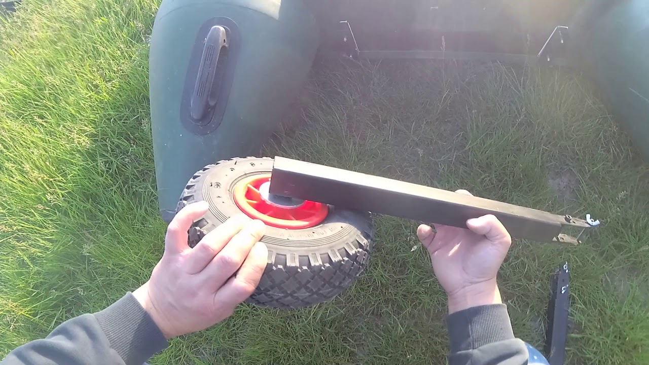 Modyfikacje pontonu Kolibri Kill + koła transportowe