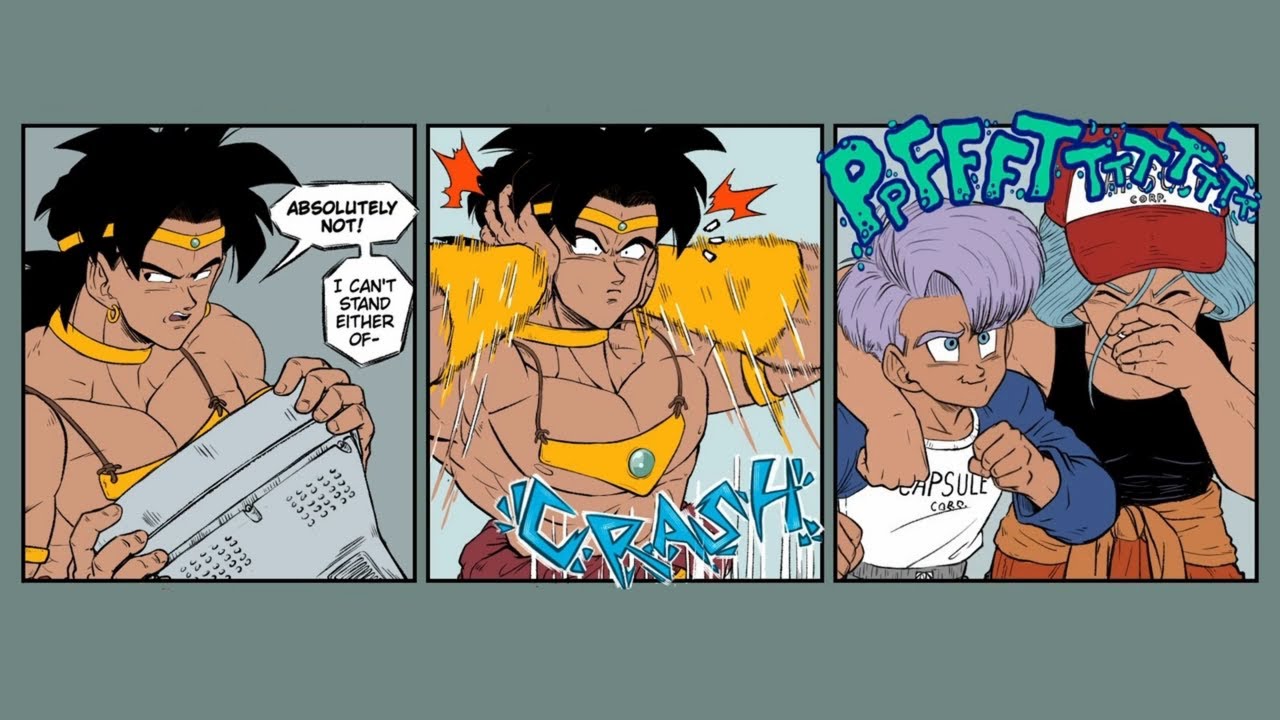 Broly And Trunks Compilation | DBZ Comic Dub