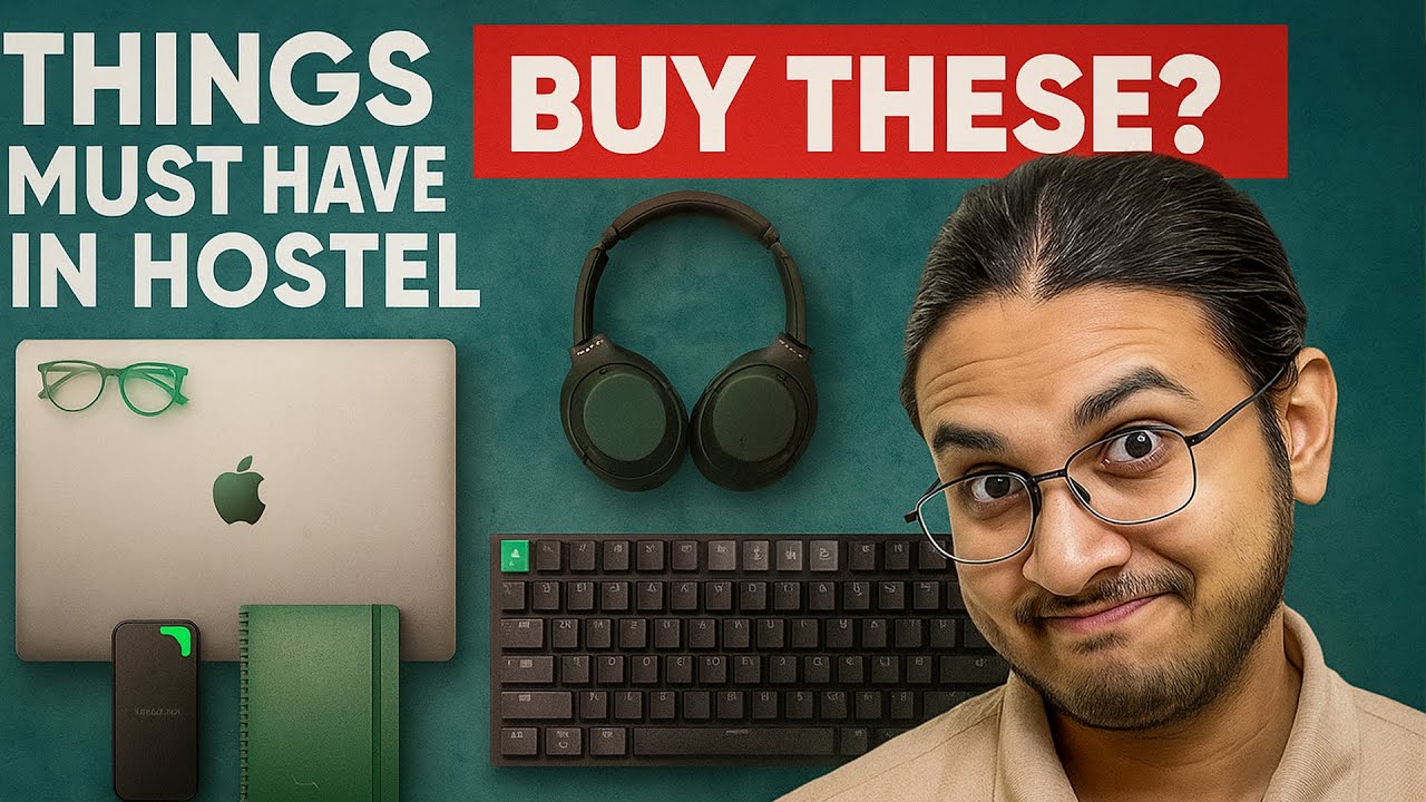 10 Must-Have Things for Hostel Life 🏕️ | College Essentials Every Indian Student Needs