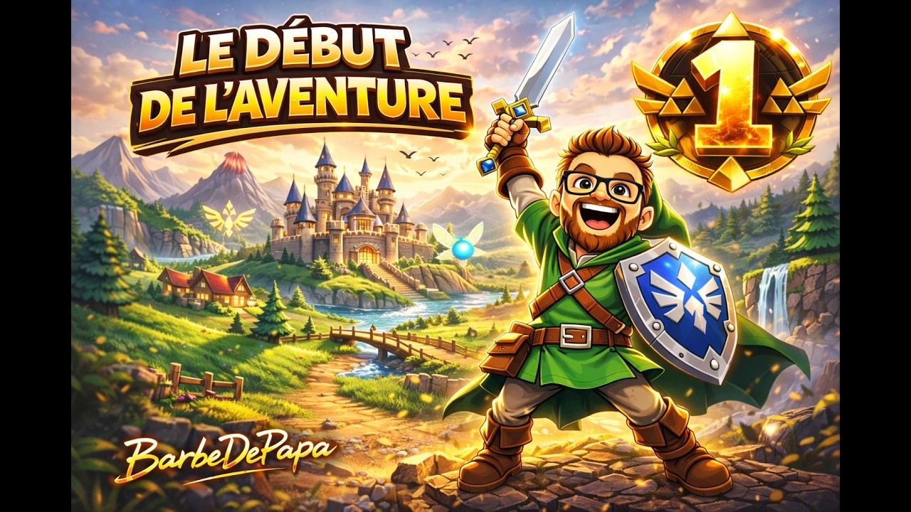 Zelda A Link Between Worlds 💚 Début de l’aventure | Ep: 1 – BarbeDePapa