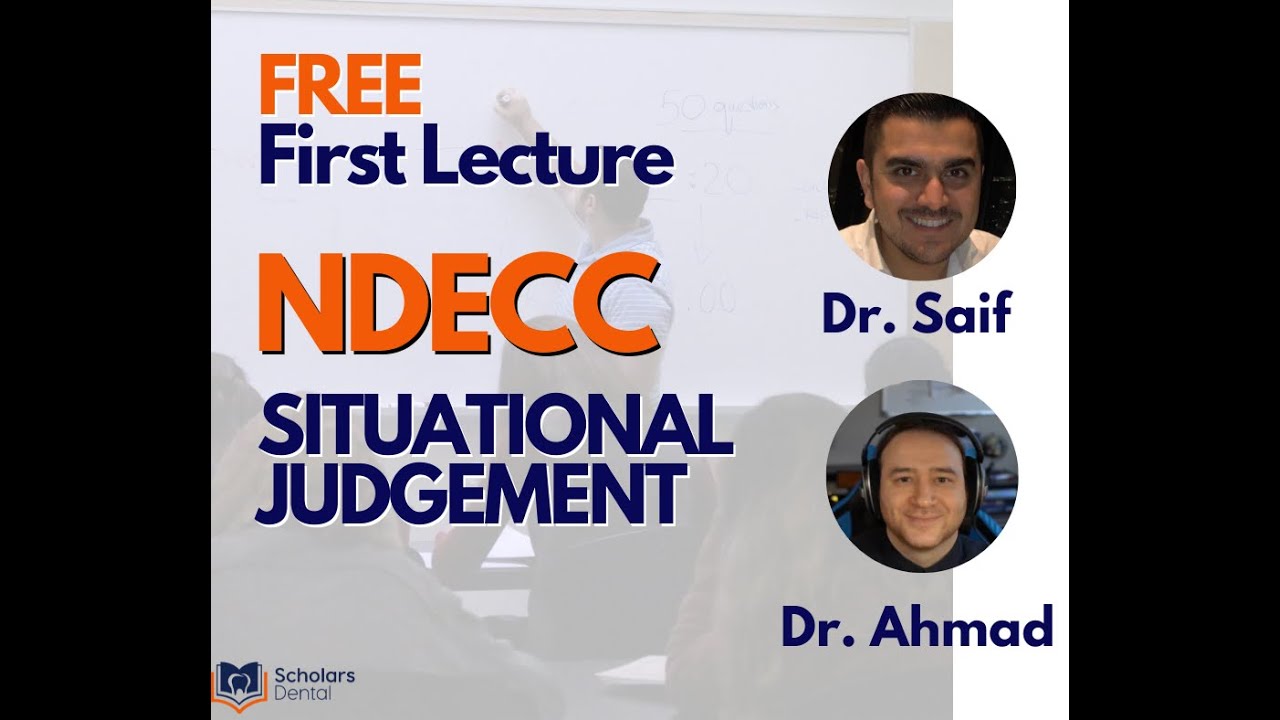 FREE First Lecture | NDECC Situational Judgement Course | NDEB Equivalency