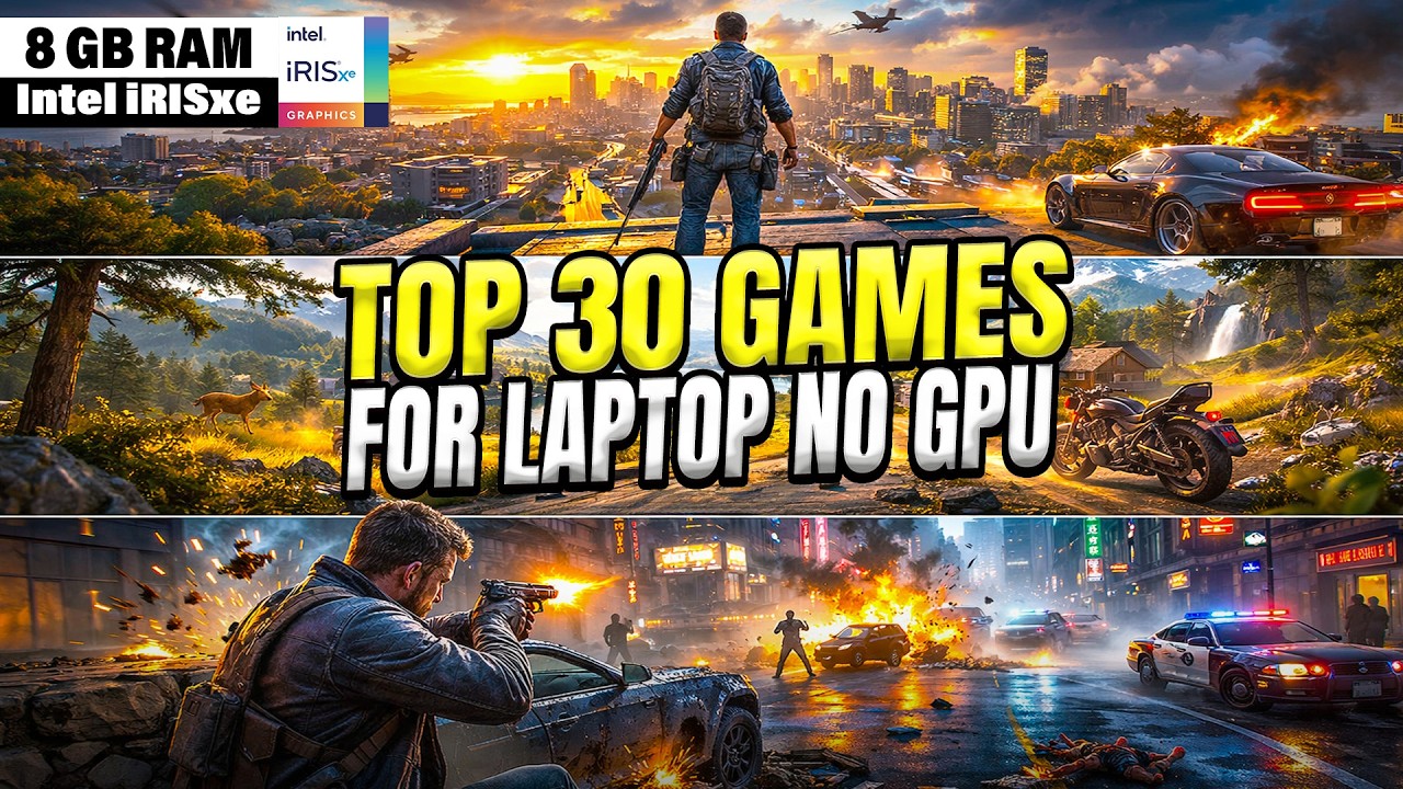 Top 30 Games for Intel Iris Xe Graphics | No GPU Needed (2026)