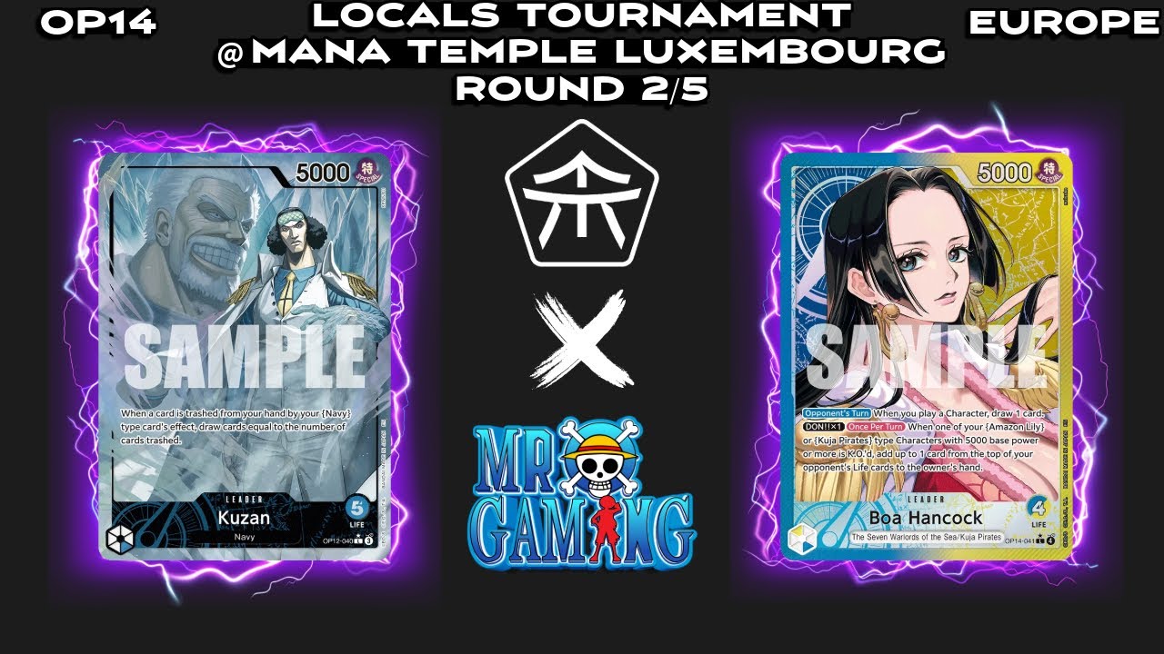 OP14 Meta Round 2/5 | OP12 Kuzan vs. OP14 Boa | Mana Temple Luxembourg Tournament Match | OPTCG