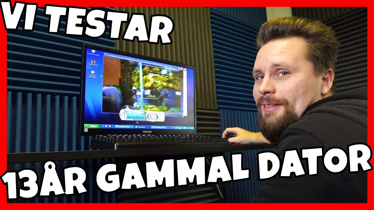 FUNKAR MIN 13 ÅR GAMLA DATOR?! *VI STARTAR & TESTAR*