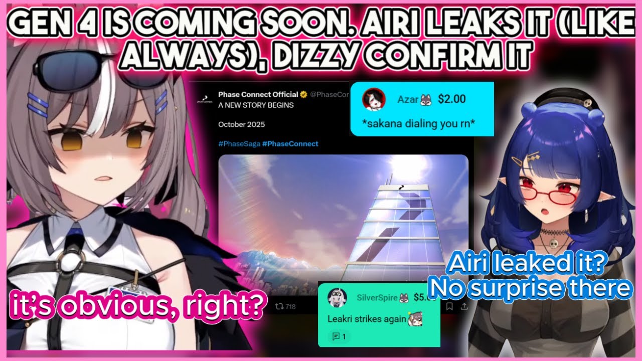 Airi&rsquo;s Pon Moment: Leaks Gen 4, Dizzy Later Confirms It 🤯| Chisaka Airi Dizzy Dokuro Clips