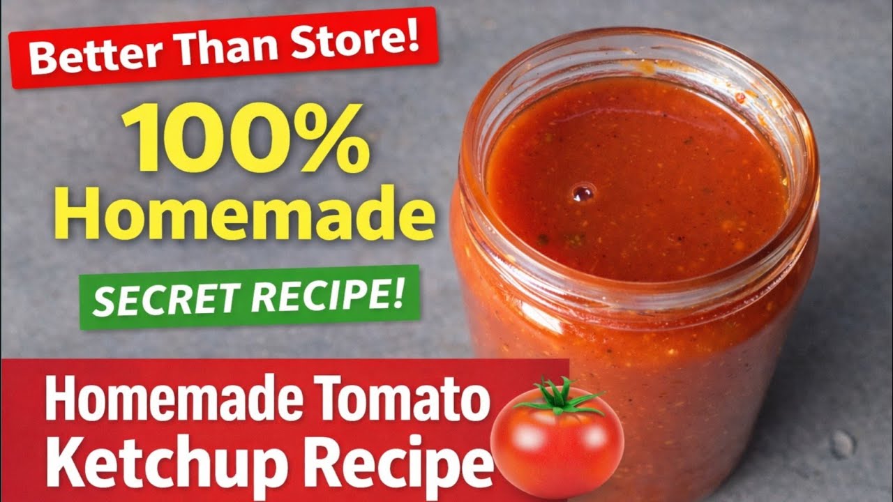 Tomato ketchup Recipe | Homemade tomato ketchup | Asif Village Food 