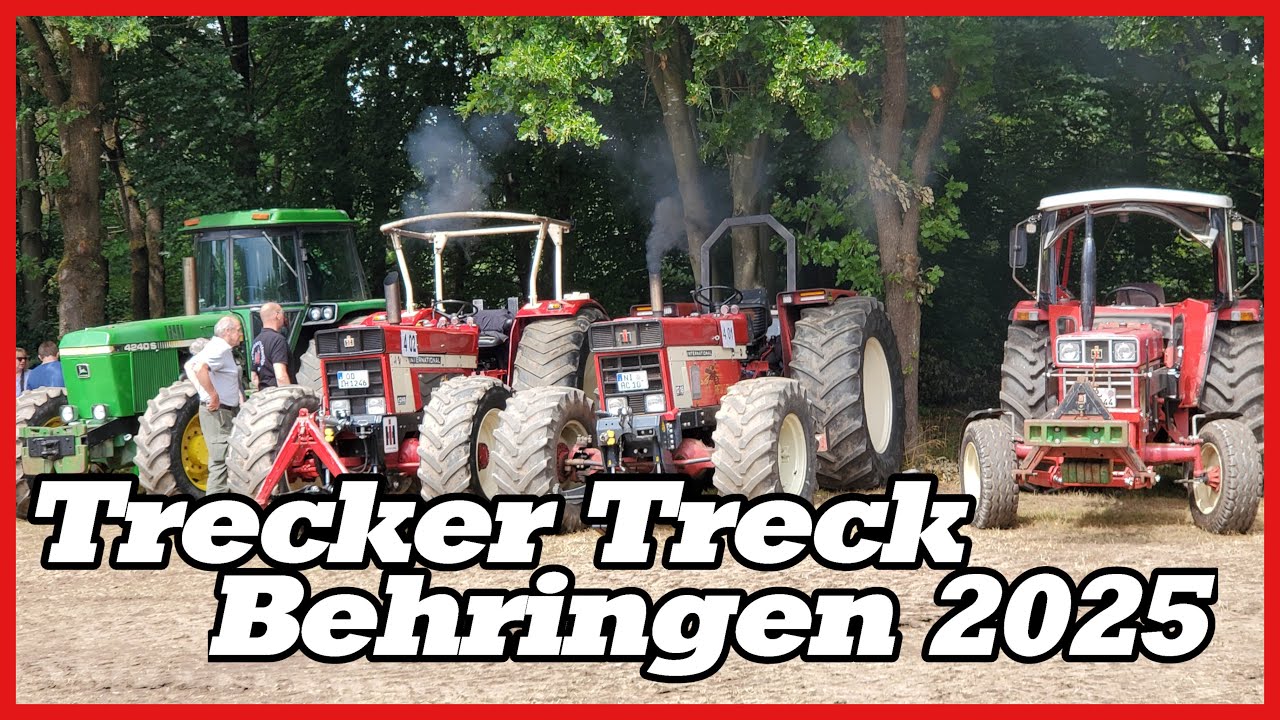 DICKE BUDEN beim Trecker Treck Behringen 2025 🚜🔥 | Case IH 1455 Fendt & John Deere 