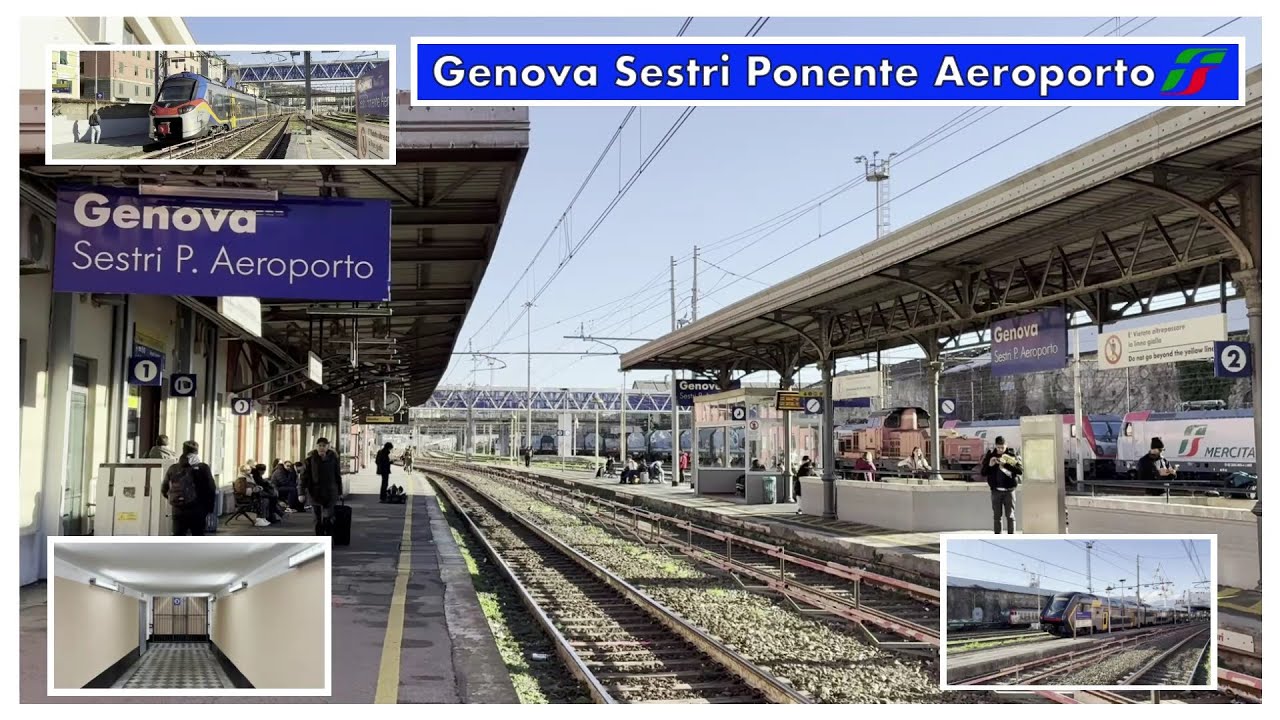 Ritorno in alcune stazioni del Nodo Genovese [parte 3/6]: stazione di GENOVA SESTRI P. AEROPORTO!