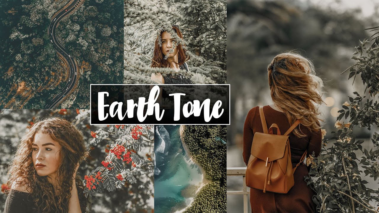Photoshop Color Grading Tutorial : EARTH TONE PRESET - MUTED GREEN PRESET FREE