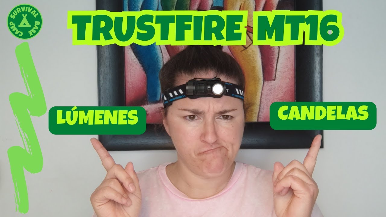 🔦💥𝐓𝐑𝐔𝐒𝐓𝐅𝐈𝐑𝐄 𝐌𝐓𝟏𝟔 💥🔦 Sabes cuál es la diferencia entre lúmenes y candelas❓ #headlamps #edc #trustfire