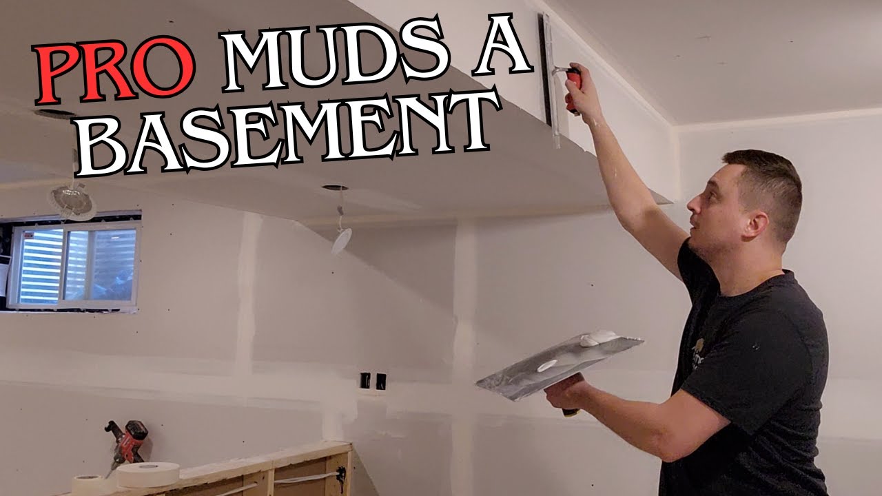 Master Taper Shows How To Mud A Basement