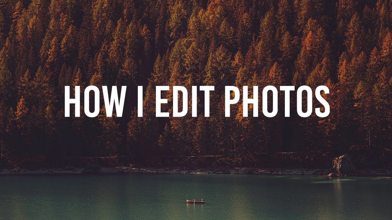 How I EDIT my PHOTOS in Lightroom. The basics...