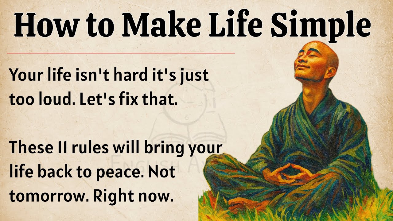 How to Make Your Life Simple || Simplify Everything || Graded Reader || Improve Your English Fluency