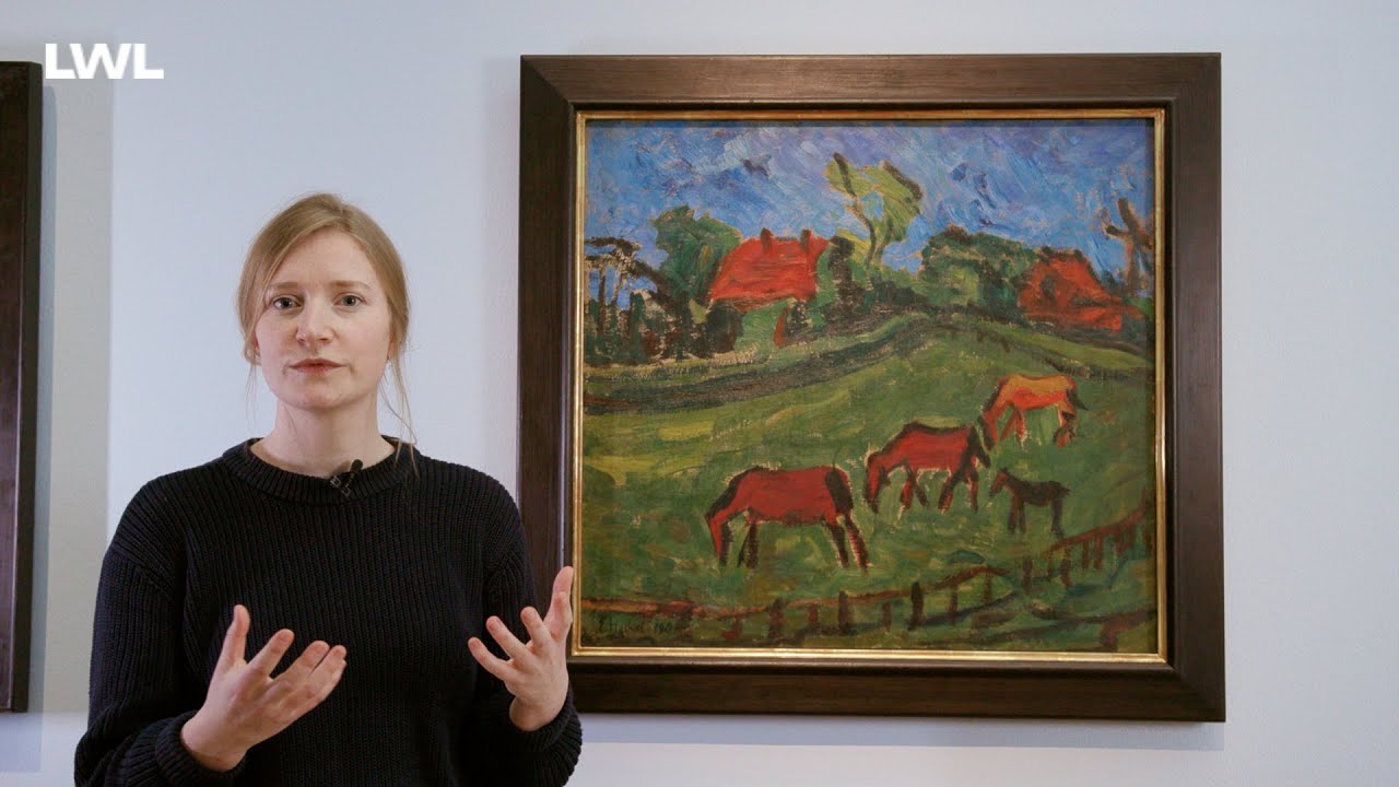 Art Work #13 Erich Heckel – Pferdewiese