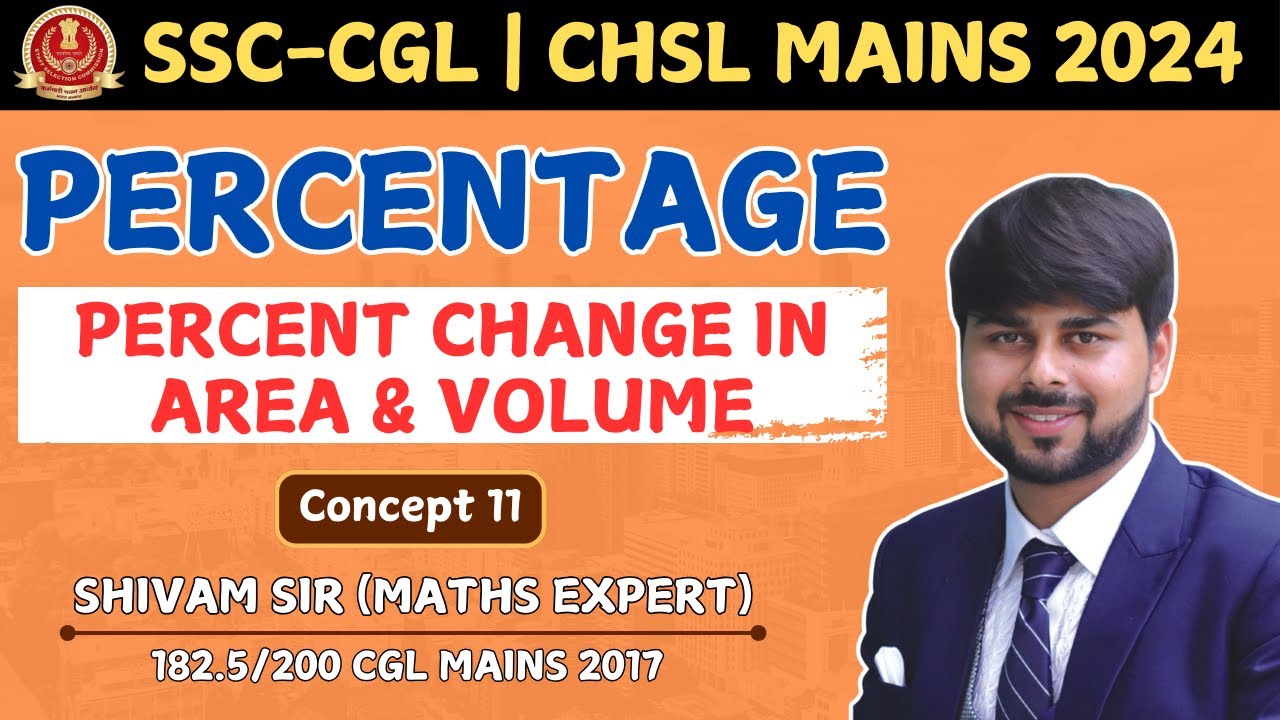 Percentage प्रतिशत | Class-15 | SSC | Election Based Questions #sscchslmains #ssccgl