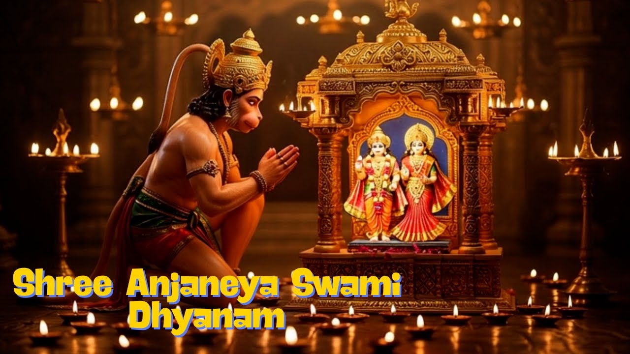 Shree Anjaneya Swami Dhyanam | Spiritual Mantra for Strength and Protection | Hindustan FM |