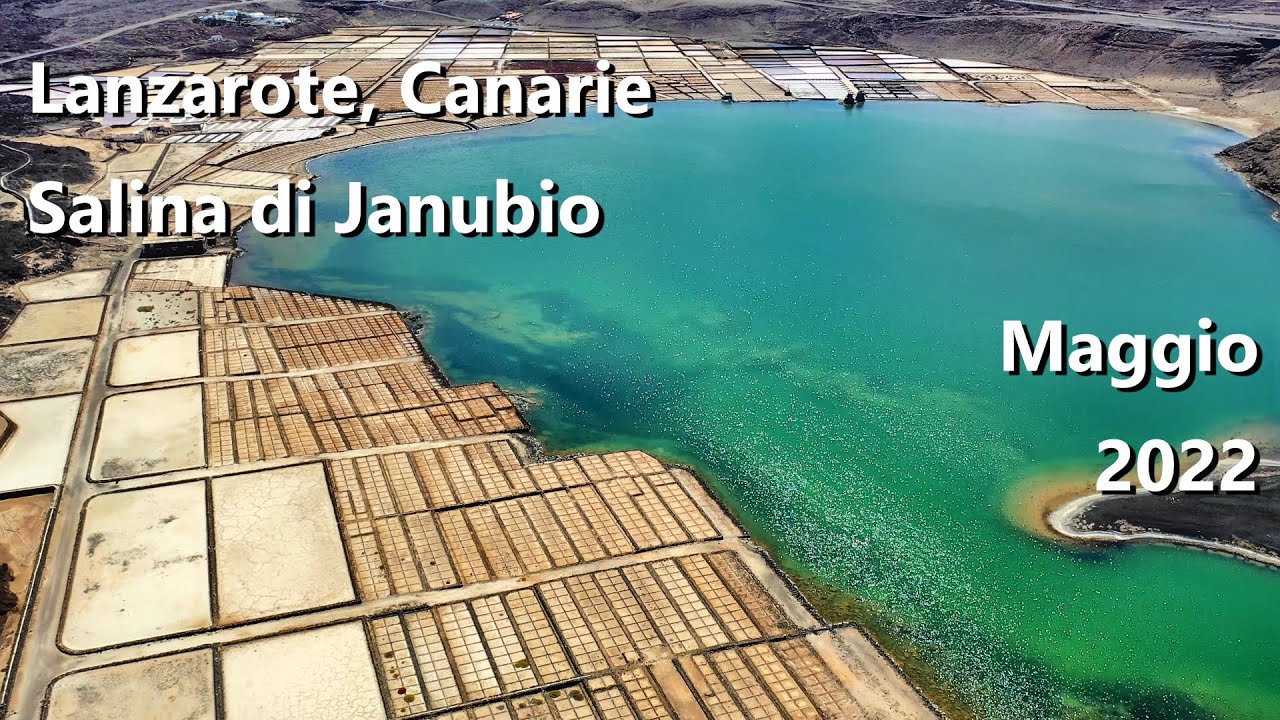 Saline di Janubio a Lanzarote, dal drone - 4K