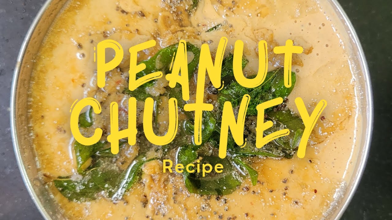 Peanut chutney recipe