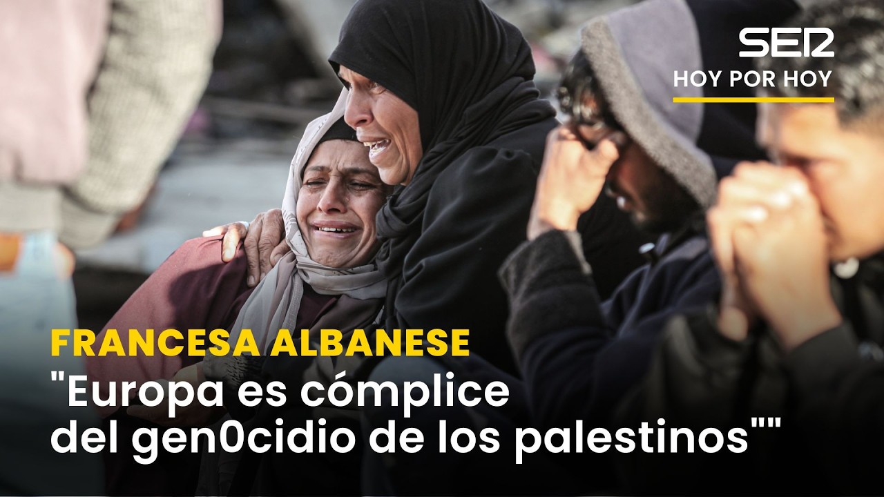 FRANCESA ALBANESE DENUNCIA la INACCIÓN de EUROPA en GAZA: 