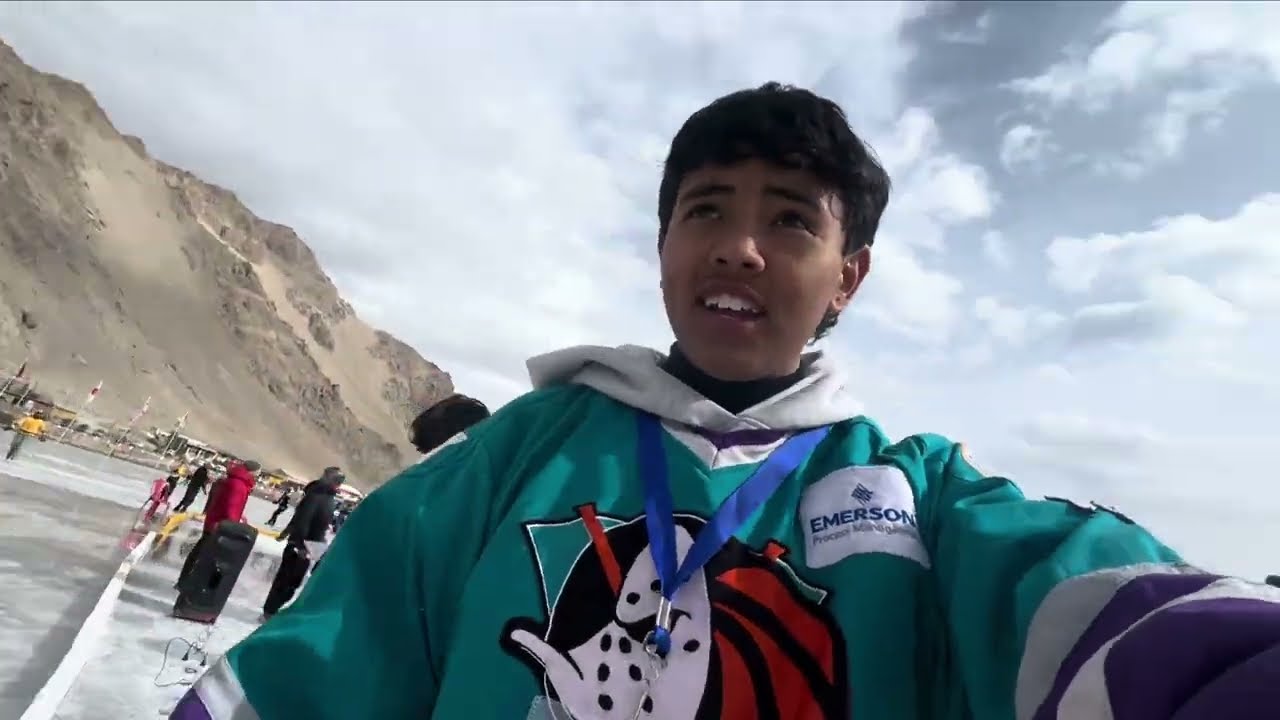 Himalayan pond hockey match 