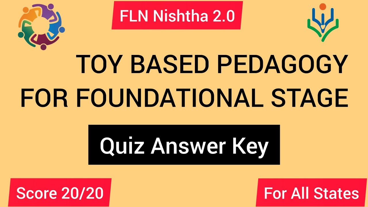 Toy Based Pedagogy quiz Answer Attempt 1 #Toybasedpedagogy#FlN12