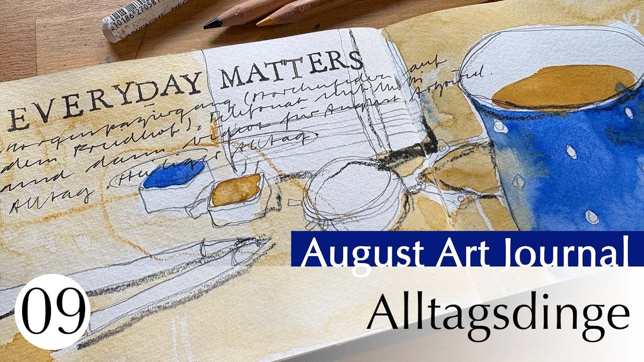 August Artjournal 2025 | Alltagsdinge