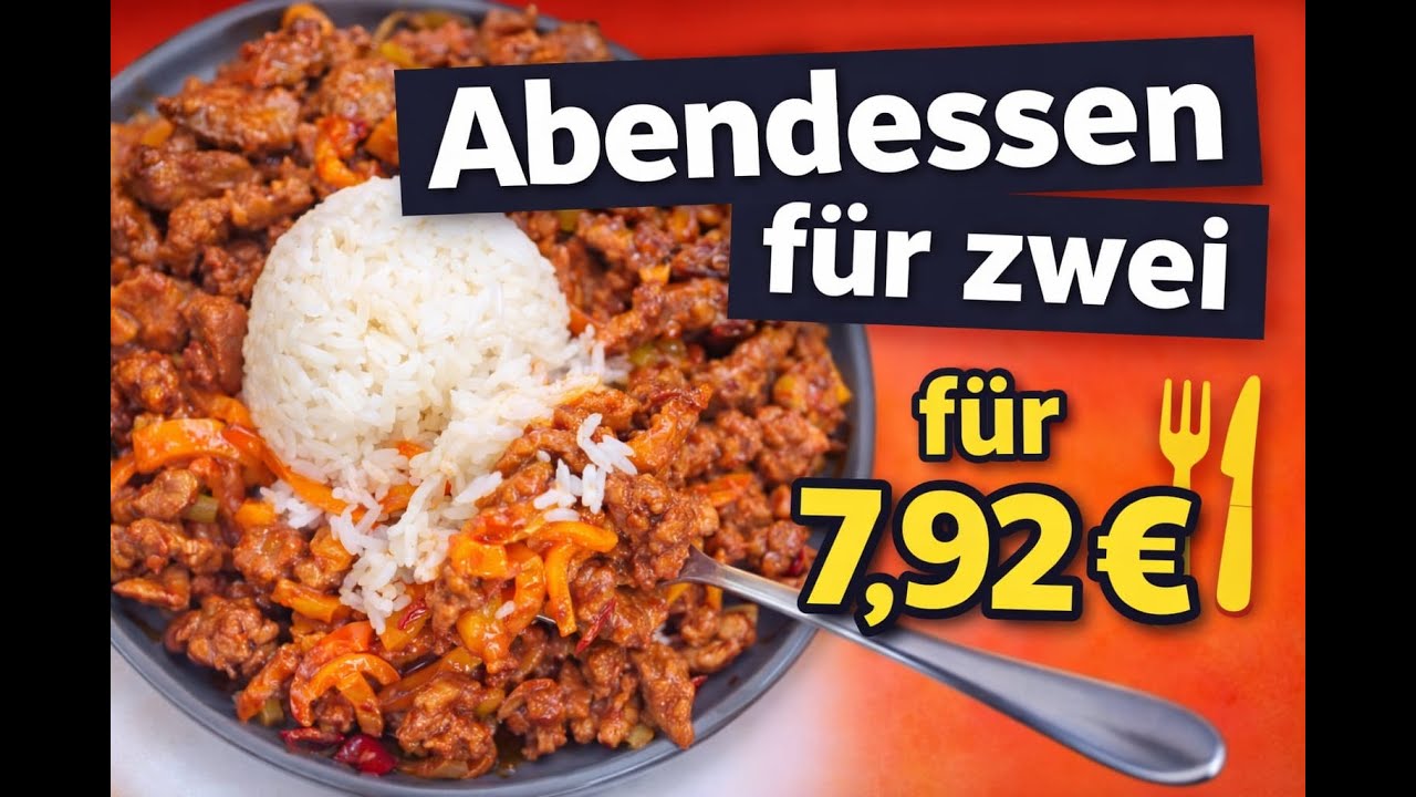 🍽️ Abendessen für 2 Personen – 7,92 € 👩🏻‍🍳❤️❤️❤️
