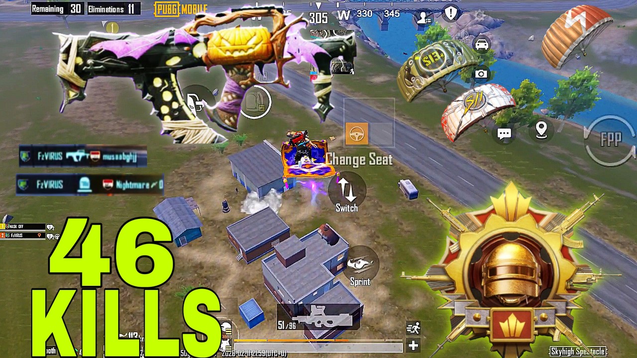 46 kills 🔥Duo vs Squad Insane Clutch Erangel PUBG Mobile Gameplay