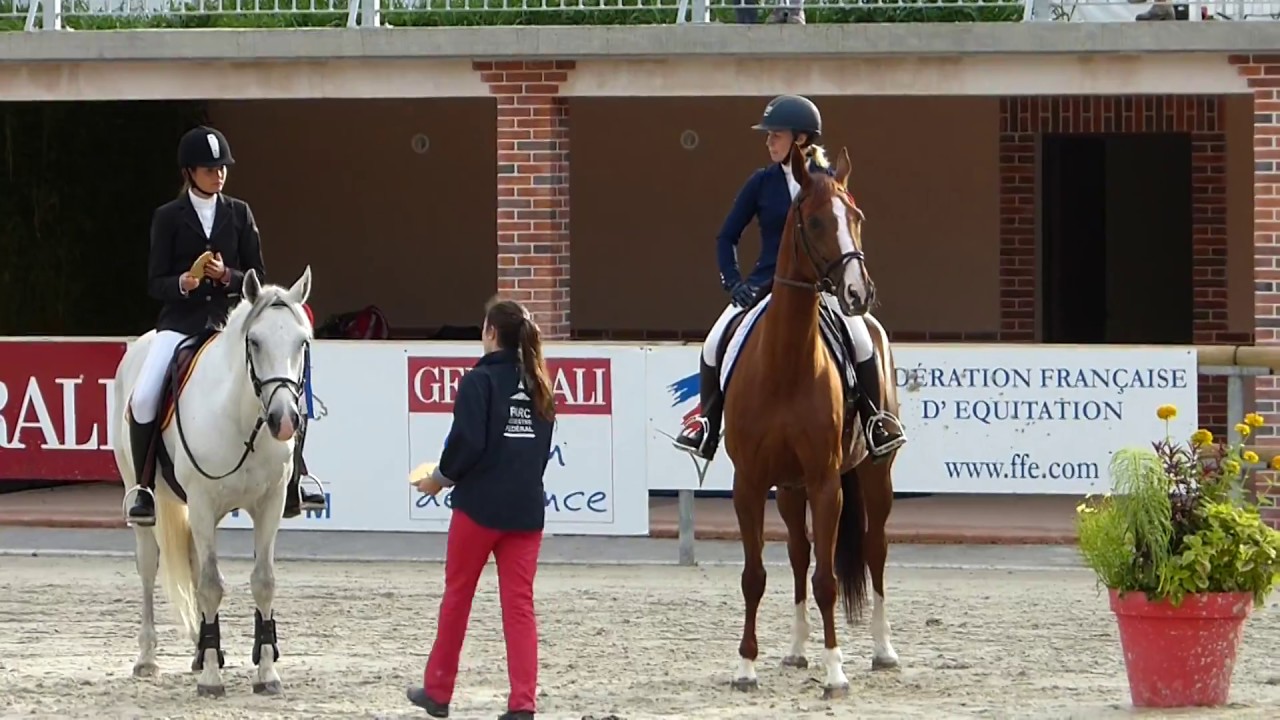 GOF 2017 Remise des Prix Dressage Club1 Jeune Senior Chloe & Otello