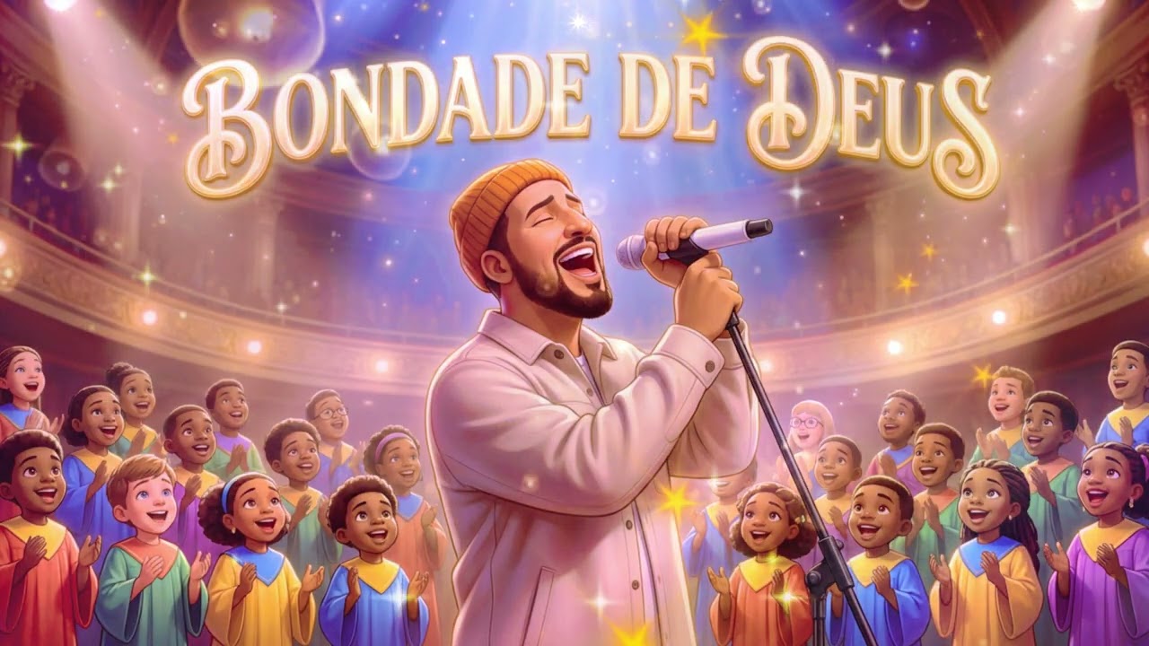 BONDADE DE DEUS 🌈 | Música Para Acalmar e Fortalecer a Fé das Crianças | Louve Play Kids