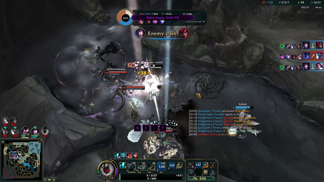Ad Ahri pentakill in soloq