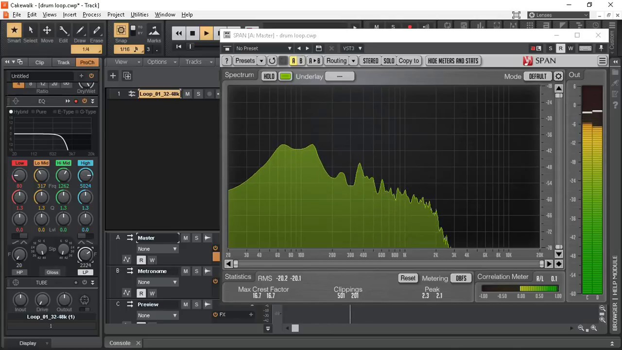 Pro Channel Equalizer 01 _ Mixing Mastering tutorial _ Cakewalk by Bandlab (Basic Plugins)
