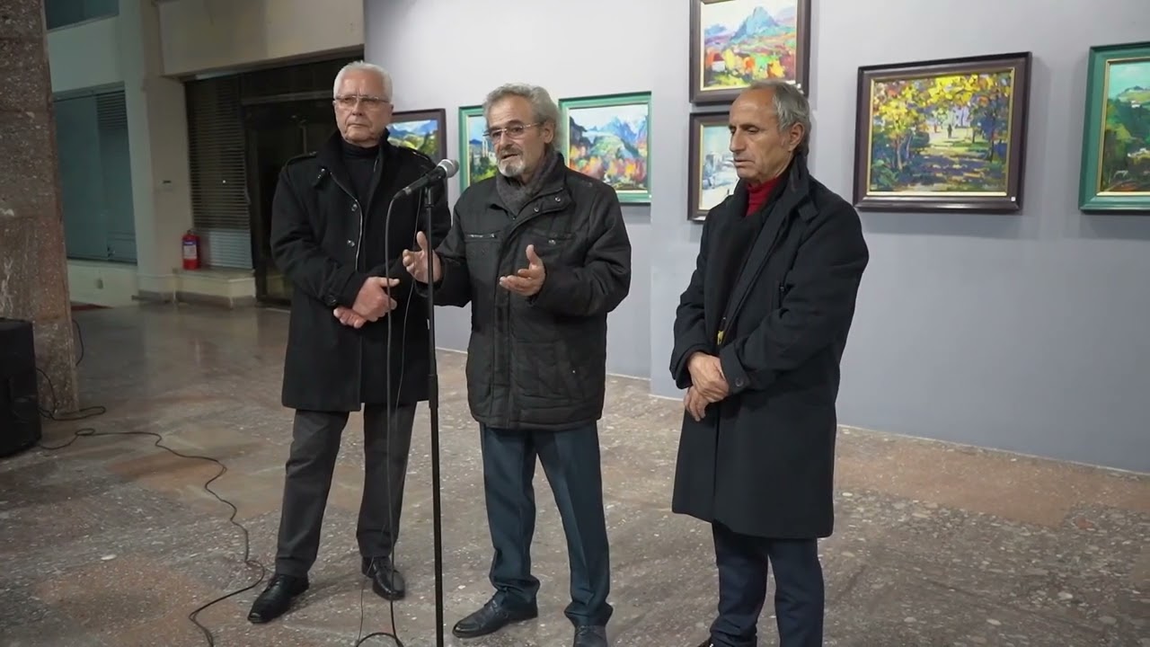 Agim Dervish- Ekspozit personale, në gjininë e pejsazhit.