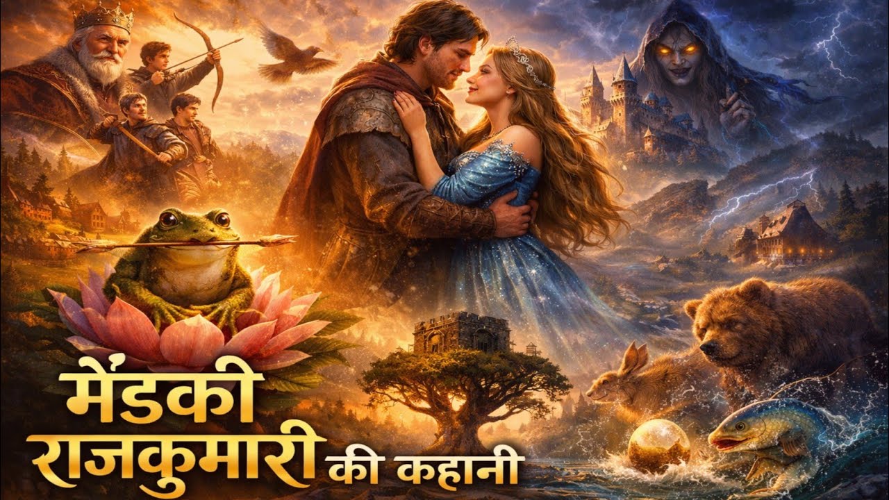 मेंढकी से शादी 😱 | मेंढकी राजकुमारी की रहस्यमयी कहानी | Moral Story