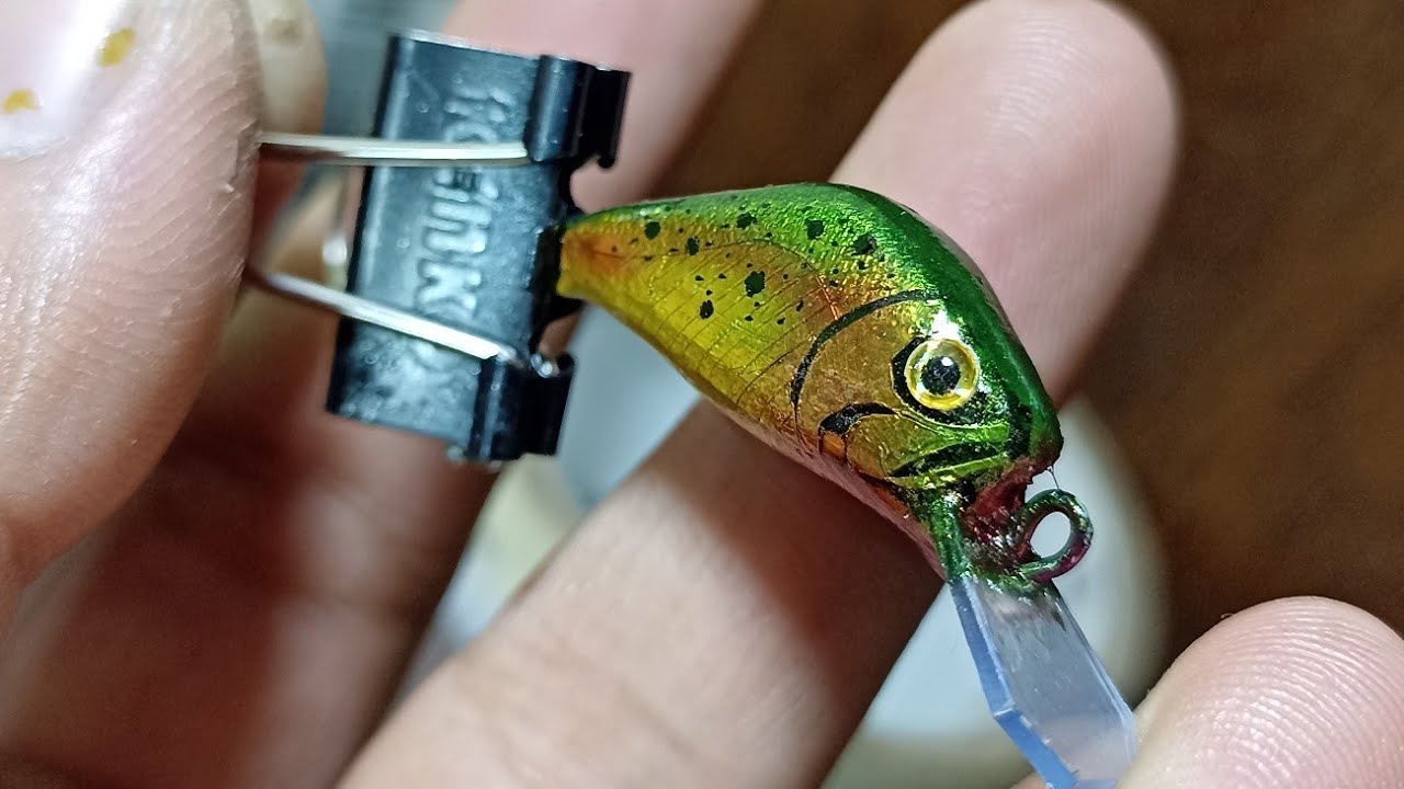 making 25mm mini crankbait || Boncoslure - GREEN JELLY
