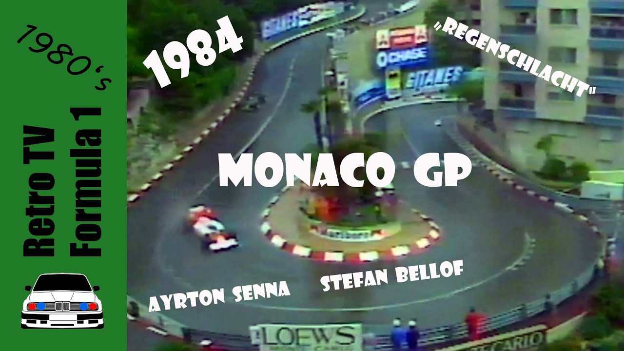 Formula 1 Grand Prix Monaco 1984 | Retro TV | Monte Carlo | Ayrton Senna, Stefan Bellof | Sensation