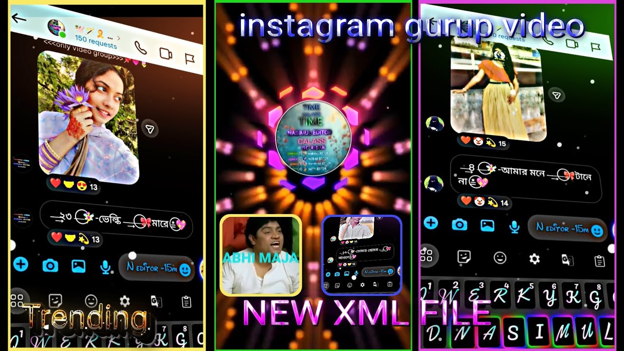 🌙✨ CHAD MAMA SONG ✨🌙🔥 TRENDING INSTAGRAM GROUP VIDEO XML FILE 🔥🎬 Stylish • Smooth • Beat Sync Edit💫 