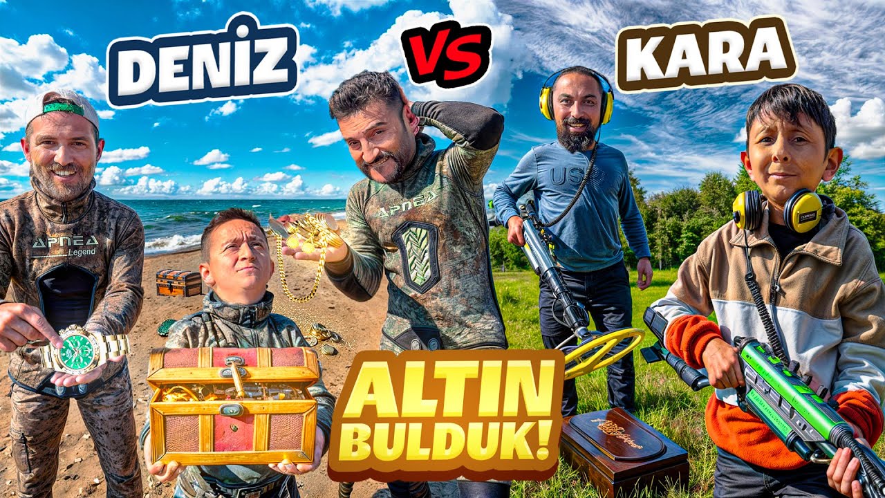 TERK EDİLMİŞ SAHİLDE ALTIN ARADIK