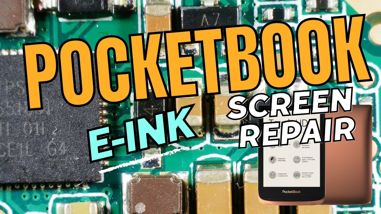 Cracked E-Ink display? Here's How to Fix It! | Pocketbook | Touch HD3 E-reader