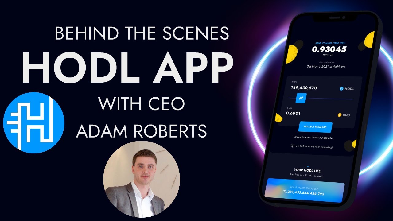 HODL App - CEO Introduces UI and Explains Vision