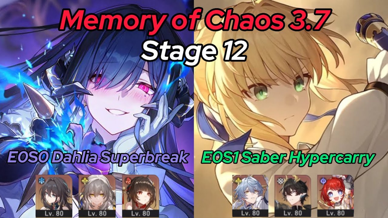 MOC Stage 12 v3.7 | E0S0 Dahlia Superbreak & E0S1 Saber Hypercarry | HSR