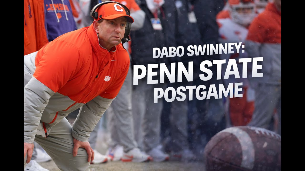 Dabo Swinney Penn State Postgame | Clemson Sports Talk