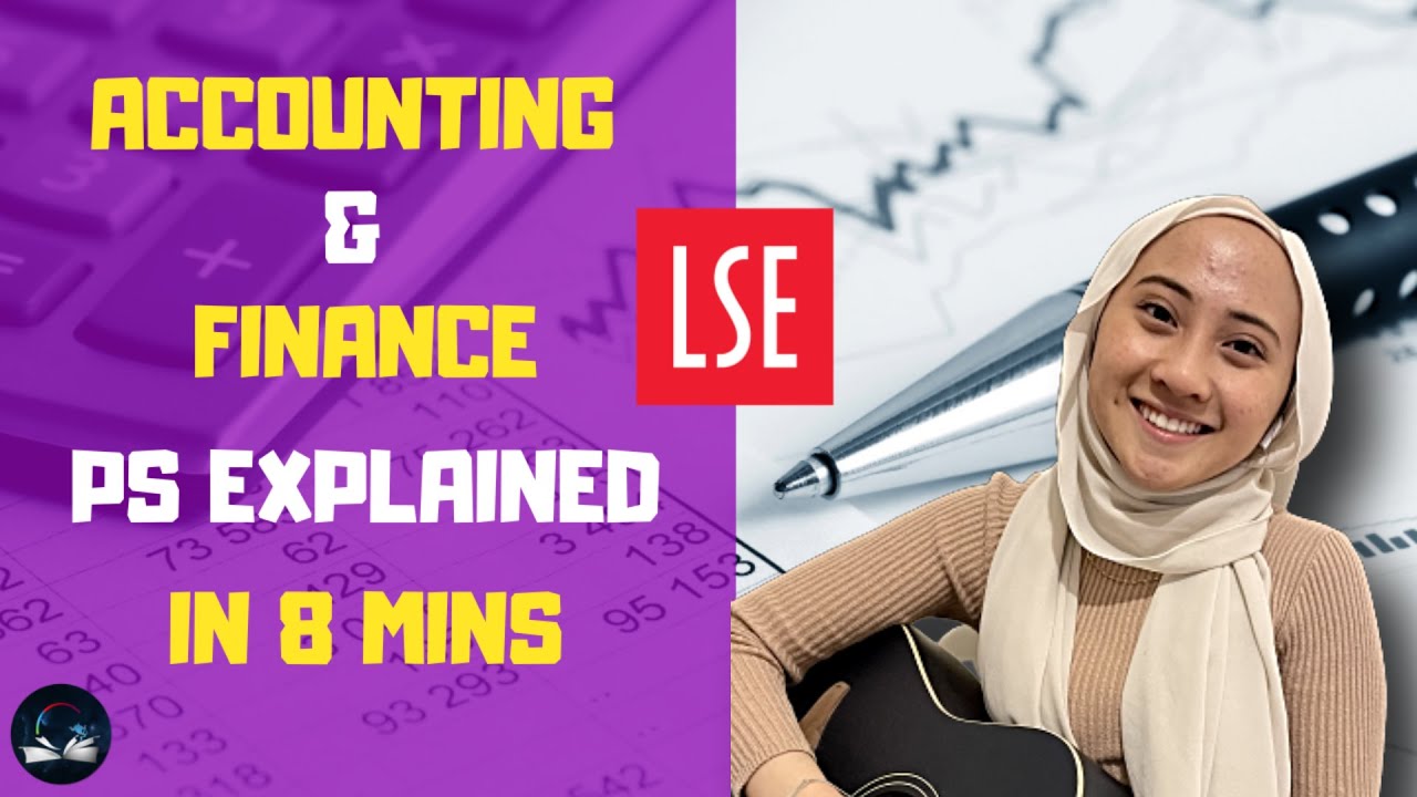 Successful Accounting & Finance Personal Statement Explained in 8 mins l University Application Tips