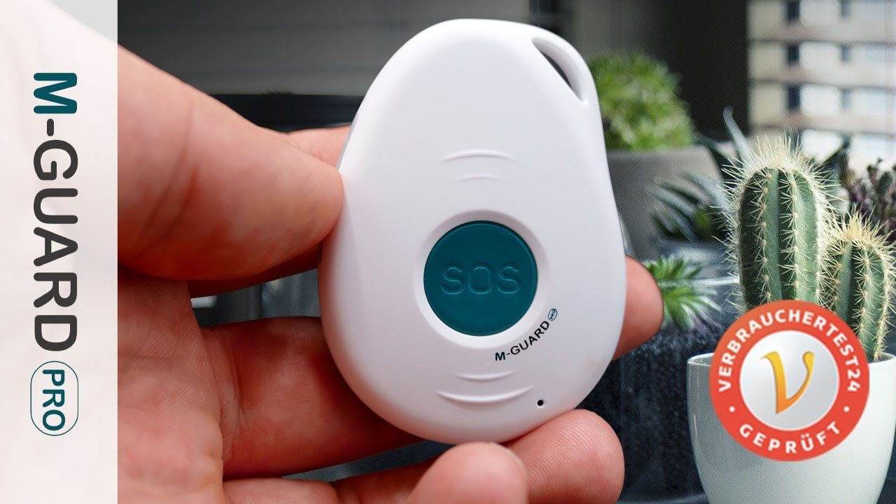 Pulsador de emergencia para personas mayores ✔️ Detector de caídas